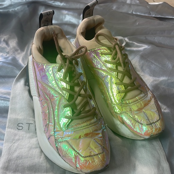 STELLA MCCARTNEY Holographic Eclypse 50 Sneakers Size 41 or 11 - Picture 9 of 12